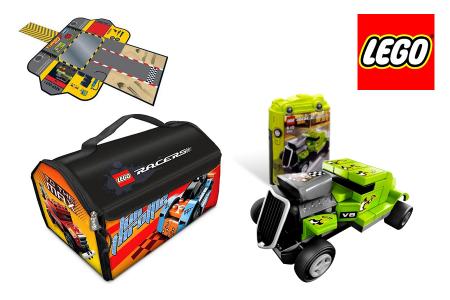 Dagknaller - Lego Racers Opslagdoos En Speelmat Incl. Hot-rod Racer