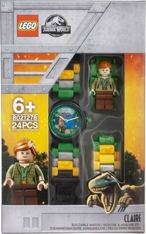 Dagknaller - Lego Waterdichte Horloge Jurassic World Claire (Gratis Verzending)