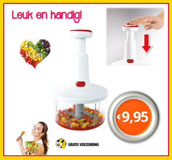 Dagknaller - Leifheit - Twist Cut Fruit- En Groentesnijder - Wit Dagknaller - Leifheit - Twist Cut Fruit- En Groentesnijder - Wit