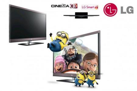 Dagknaller - Lg 55 Inch (139Cm) Full Hd 3D Led Smart-tv (55Lw570)