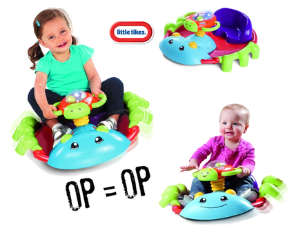 Dagknaller - Little Tikes Rock'n Spin Bug Â Speelstoel