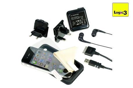 Dagknaller - Logic3 Starter Pack Voor De Iphone 4 Dagknaller - Logic3 Starter Pack Voor De Iphone 4