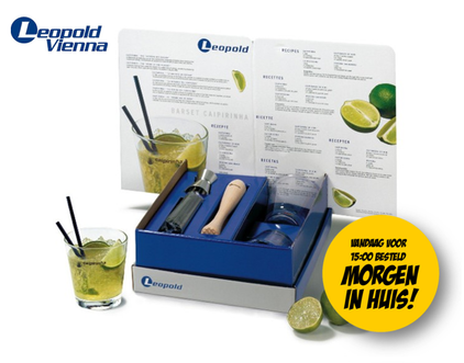 Dagknaller - Maak Je Eigen Drankjes! Leopold Vienna Caipirinha Barset Dagknaller - Maak Je Eigen Drankjes! Leopold Vienna Caipirinha Barset