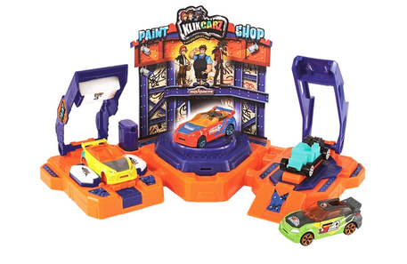 Dagknaller - Majorette Klikcarz Paint Shop Station Dagknaller - Majorette Klikcarz Paint Shop Station