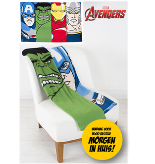 Dagknaller - Marvel Avengers Lineup - Polar Panel Fleece - Deken - 100 X 150 Cm