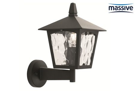 Dagknaller - Massive Wandlamp Bucharest (Zwart) Dagknaller - Massive Wandlamp Bucharest (Zwart)