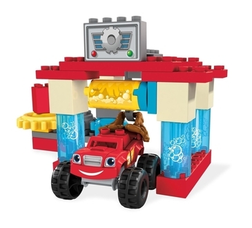 Dagknaller - Mega Bloks Blaze &Amp; The Monster Machines Axe City Truck Wash