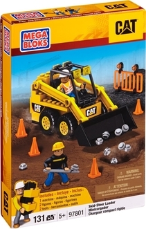 Dagknaller - Mega Bloks Cat Skid Steer Graafmachine