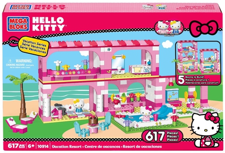 Dagknaller - Mega Bloks Hello Kitty Vakantie Resort (10914Ca)
