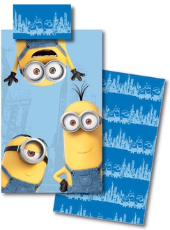 Dagknaller - Minions Dekbedovertrek Buddies - 140X200 Cm