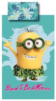 Dagknaller - Minions Dekbedovertrek Proud - 140X200 Cm Dagknaller - Minions Dekbedovertrek Proud - 140X200 Cm
