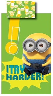 Dagknaller - Minions Try Harder - Dekbedovertrek 140X200 Cm Dagknaller - Minions Try Harder - Dekbedovertrek 140X200 Cm