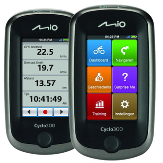 Dagknaller - Mio Fietsnavigatie Cyclo 300 (West Europa) Dagknaller - Mio Fietsnavigatie Cyclo 300 (West Europa)