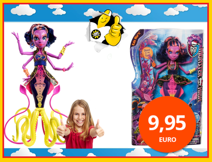 Dagknaller - Monster High Groot Griezelrif Kala Mer'ri Pop