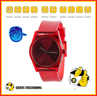 Dagknaller - Neff Daily Ice Watch - Rood Dagknaller - Neff Daily Ice Watch - Rood