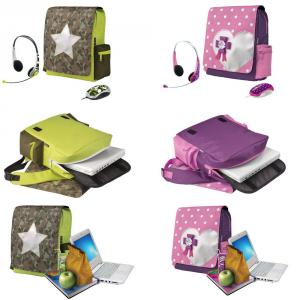 Dagknaller - Netbook Schooltas Met Muis En Headset Dagknaller - Netbook Schooltas Met Muis En Headset