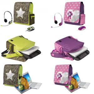 Dagknaller - Netbook Schooltas Met Muis En Headset