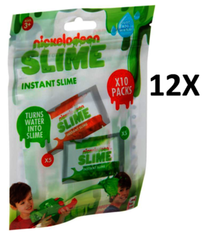 Dagknaller - Nickelodeon Instant Slime - Slijmpoeder 12X10 Packs (Gratis Verzending) Dagknaller - Nickelodeon Instant Slime - Slijmpoeder 12X10 Packs (Gratis Verzending)