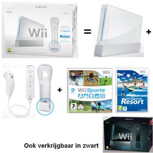 Dagknaller - Nintendo Wii Sports Pack Wit & Zwart Dagknaller - Nintendo Wii Sports Pack Wit & Zwart
