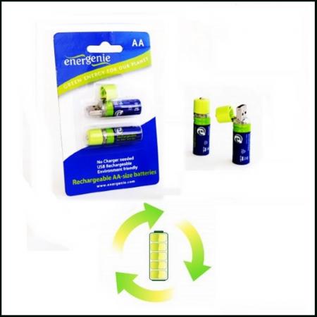 Dagknaller - Oplaad Aa-batterijen Met Geintegreerde Usb(2 Stuks) Dagknaller - Oplaad Aa-batterijen Met Geintegreerde Usb(2 Stuks)