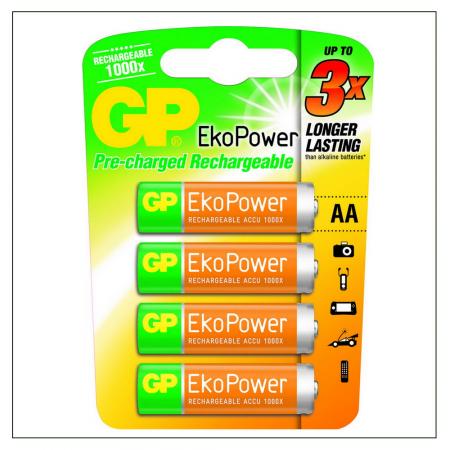 Dagknaller - Oplaadbare Aa  Batterijen - 4 Pack