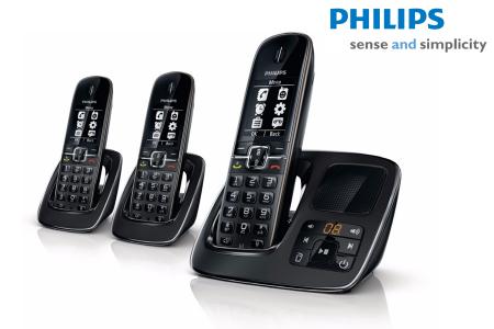 Dagknaller - Philips 3 Handsets Huistelefoon Met Antwoordapparaat (Cd4953)
