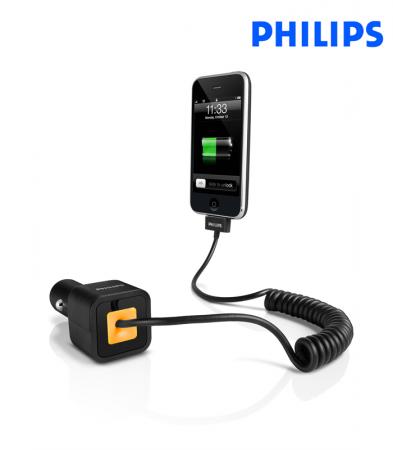 Dagknaller - Philips Autolader Voor Ipod And Iphone (Dlm2205/10)
