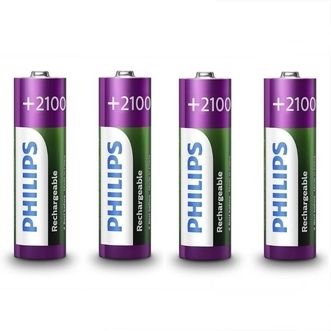 Dagknaller - Philips Batterijen Aa Oplaadbaar 2100Mah (4 Stuks) Dagknaller - Philips Batterijen Aa Oplaadbaar 2100Mah (4 Stuks)