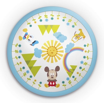 Dagknaller - Philips Disney Mickey Mouse - Plafonniere - Led - Blauw Dagknaller - Philips Disney Mickey Mouse - Plafonniere - Led - Blauw