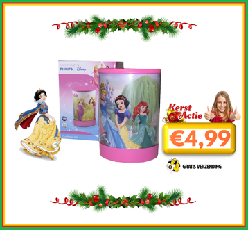 Dagknaller - Philips - Disney Princess Led Tafellamp Dagknaller - Philips - Disney Princess Led Tafellamp
