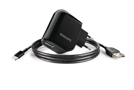Dagknaller - Philips Dubbele Usb Wandoplader Met Iphone Lightning Kabel (Dlp2207v/12) Dagknaller - Philips Dubbele Usb Wandoplader Met Iphone Lightning Kabel (Dlp2207v/12)