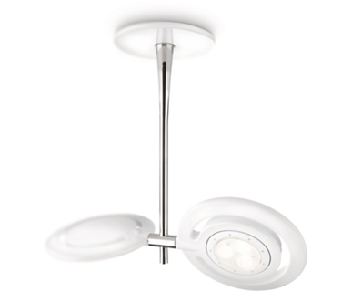 Dagknaller - Philips Ledino 579183116 Indoor 7.5W Plafondverlichting - Wit