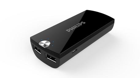 Dagknaller - Philips Mobiele Oplader Usb Accu (Dlp3602u) Dagknaller - Philips Mobiele Oplader Usb Accu (Dlp3602u)