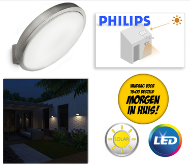 Dagknaller - Philips Mygarden Moon Wandlamp - Zilver Dagknaller - Philips Mygarden Moon Wandlamp - Zilver