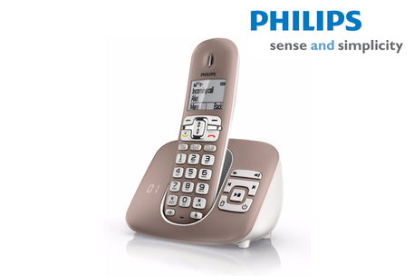 Dagknaller - Philips Soclear Draadloze Telefoon Met Antwoordapparaat (Xl5951c/22)
