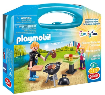 Dagknaller - Playmobil Meeneemkoffertje Barbecue Dagknaller - Playmobil Meeneemkoffertje Barbecue
