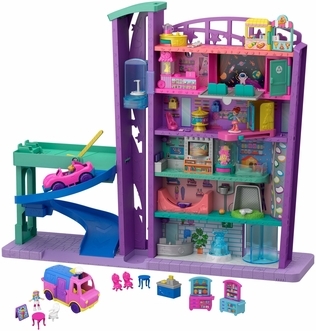 Dagknaller - Polly Pocket Pollyville Mega Mall Super Pack (Gratis Verzending)