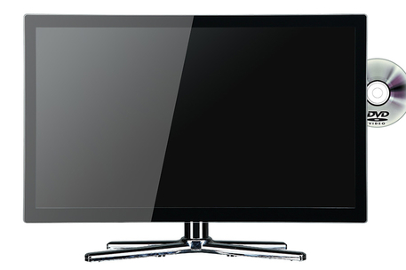 Dagknaller - Qmedia 21,5 Inch Tv Met Ingebouwde Dvd Speler