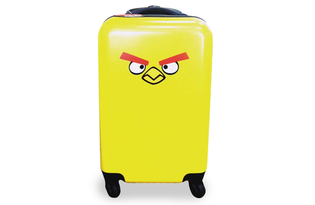 Dagknaller - Reistrolley Angry Birds Geel (54Cm)