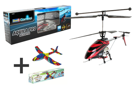 Dagknaller - Revell Rc Helicopter Incl. Gratis Glider T.w.v. ¬12,95! Dagknaller - Revell Rc Helicopter Incl. Gratis Glider T.w.v. ¬12,95!