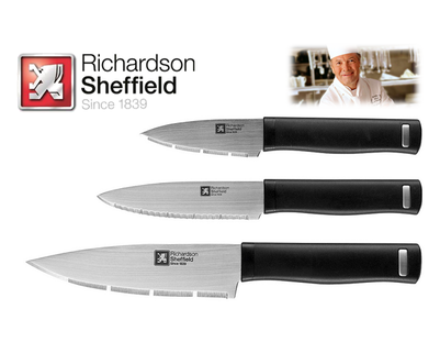 Dagknaller - Richardson Sheffield Laser Soft Touch Messenset (3-Delig) Dagknaller - Richardson Sheffield Laser Soft Touch Messenset (3-Delig)