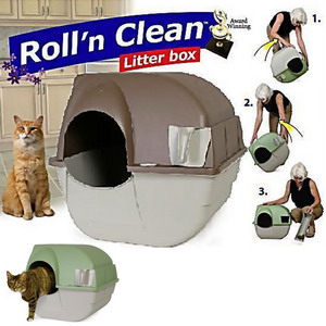 Dagknaller - Roll And Clean Large Zelfreinigend Kattentoilet