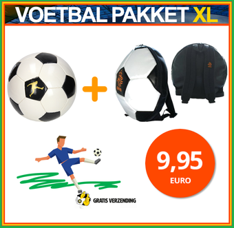 Dagknaller - Rugzak Knvb Voetbal + Voetbal Pele