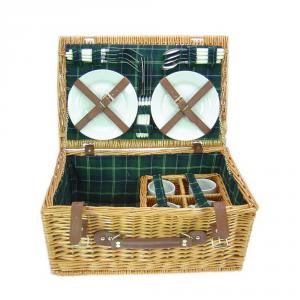 Dagknaller - Saint Andrews Rieten Picknickmand 4 Persoons