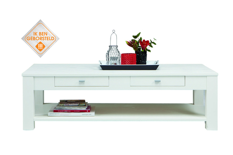 Dagknaller - Salontafel Geborsteld Wit Grenen Dagknaller - Salontafel Geborsteld Wit Grenen
