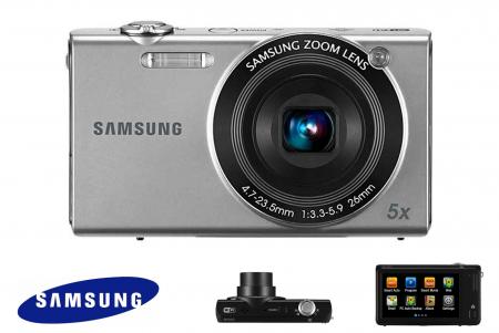 Dagknaller - Samsung Digitale Camera - 14.2 Megapixel (Sh100) Zilver Dagknaller - Samsung Digitale Camera - 14.2 Megapixel (Sh100) Zilver