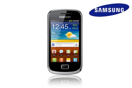 Dagknaller - Samsung Galaxy Mini 2 Incl. Vodafone Prepaid Met 10,- Beltegoed!