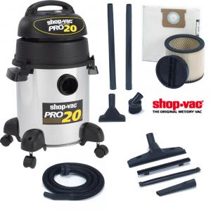 Dagknaller - Shopvac Pro 20 Inox Nat- En Droog Stofzuiger Dagknaller - Shopvac Pro 20 Inox Nat- En Droog Stofzuiger