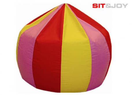 Dagknaller - Sit &Amp; Joy Circus Zitzak 80Cm (Roze/rood/geel) Dagknaller - Sit &Amp; Joy Circus Zitzak 80Cm (Roze/rood/geel)