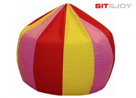 Dagknaller - Sit &Amp; Joy Circus Zitzak 80Cm (Roze/rood/geel)